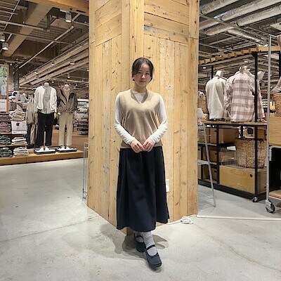 婦人 洗えるミラノリブ編みベスト | 無印良品